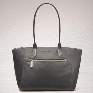 Michael Kors Kelsey Black Nylon Tote Bag
